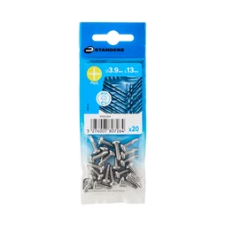 Vis tole tete ronde ph 3,9x13 inox C1 STANDERS sachet 25 pieces