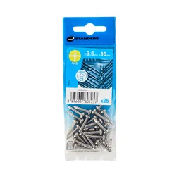 Vis tole tete ronde ph 3,5x16 inox C1 STANDERS sachet 25 pieces