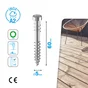 Vis terrasse inox A2 torx 5x60 STANDERS boite 1000 pieces