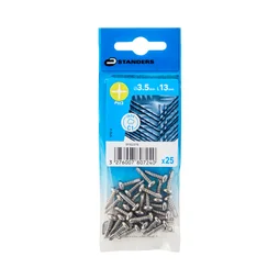 Vis tole tete fraisee ph 3,5x13 inox C1 STANDERS sachet 25 pieces