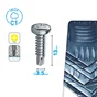 Vis tole tete fraisee ph 3,5x13 inox C1 STANDERS sachet 25 pieces