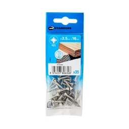 Vis agglo tete fraisee pozidriv inox A2 3,5x16 STANDERS sachet 35 pieces