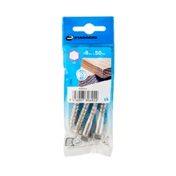 Tirefond inox A2 8x50 STANDERS sachet 4 pieces