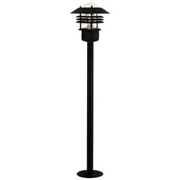 Potelet extérieur bord de mer E27 max 60W noir, Vejers NORDLUX