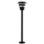 Potelet extérieur bord de mer E27 max 60W noir, Vejers NORDLUX