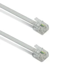 Câble téléphonique RJ11 mâle/mâle 5 mètres