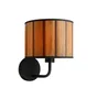 Applique tasso e14 d19 noir brun métropolight