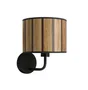 Applique tasso e14 d19 noir brun métropolight