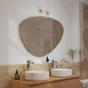 Barre 2 spots salle de bain malabe gu10 orientable ip44 métal bois blanc, INSPIRE