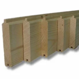 Lot de 5 lames de volet sapin du Nord 239x9 cm Ep. 2 cm