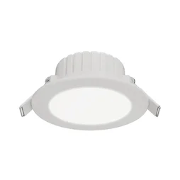 Spot encastré plat rond diam.8,5cm 400 lumens 4000k ip20 blanc 1er prix