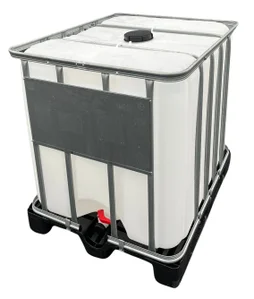 Récupérateur d'eau aérien carré blanc, 1000 l