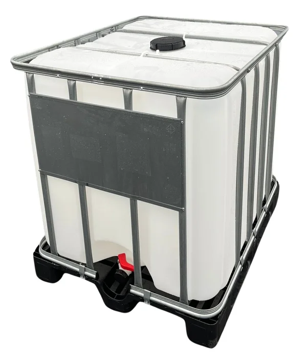 Récupérateur d'eau aérien carré blanc, 1000 l
