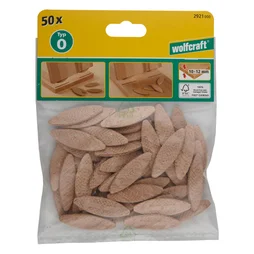 Lot De 50 Chevilles Type Lamello N°0 Wolfcraft