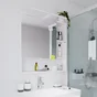 Applique miroir salle de bain Slim 50CM métal blanc mat IP44 INSPIRE