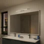 Applique miroir de salle de bain, INSPIRE Gabri chrome