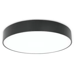 Plafonnier salle de bain INSPIRE Drema diam.32 cm plastique noir