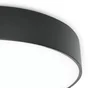 Plafonnier salle de bain INSPIRE Drema diam.32 cm plastique noir