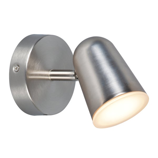 Spot salle de bain gu10 10w orientable métal ip44 nickel 1er prix