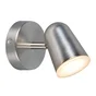 Spot salle de bain gu10 10w orientable métal ip44 nickel 1er prix
