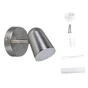 Spot salle de bain gu10 10w orientable métal ip44 nickel 1er prix