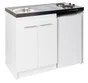 Cuisinette électrique blanc 120x96,5x60 cm