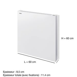 Radiateur électrique connecté à inertie sèche ARLAN 1500W ACOVA