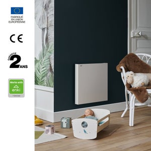 Radiateur électrique connecté à inertie sèche ARLAN 1500W ACOVA