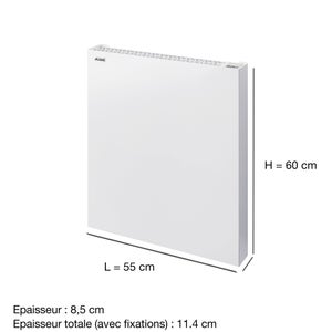 Radiateur électrique connecté à inertie sèche ARLAN 1000W ACOVA