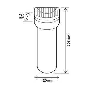 Porte filtre bypass sl10 1 bol avant adoucisseur equation