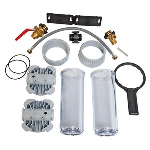 Porte filtre bypass sl10 2 bols avant adoucisseur equation