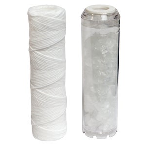 Kit 2 cartouches filtre a eau anti calcaire et anti sediment equation
