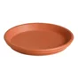 Soucoupe Argile Deroma Cotto Garden Diam.13 X L.13 X H.2.1 Cm Terre Rouge