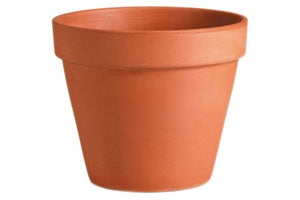 Pot Terre Cuite Deroma Diam.11 X H.10 Cm Terre Cuite Rouge