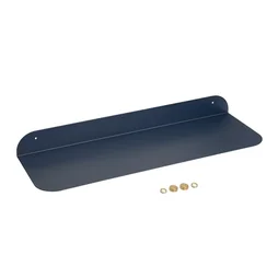 Etagère murale en métal bleu foncé SPACEO, H.6 x L.60 cm x P.20 cm