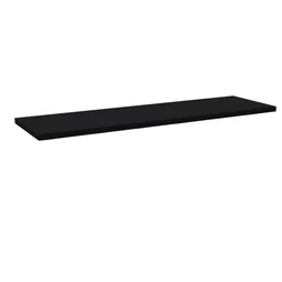 Etagère murale noire SPACEO, L.90 cm x P.18 cm, Ep.1.8 cm