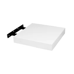 Etagère murale blanche SPACEO, L.23.5 cm x P.23.5 cm, Ep.3.8 cm