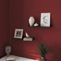 Etagère murale en métal noir SPACEO, H.6 cm x L.60 cm x P.20 cm