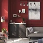 Etagère murale en métal noir SPACEO, H.6 cm x L.60 cm x P.20 cm