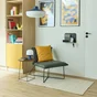 Etagère murale multifonctions métal noire SPACEO, H.23 x L.32 cm x P.11.8 cm