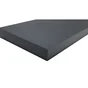 Etagère murale noire SPACEO, L.90 cm x P.23.5 cm, Ep.3.8 cm
