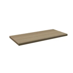 Etagère murale effet chêne SPACEO, L.60 cm x P.28 cm, Ep.1.8 cm