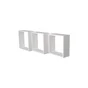 Lot de 3 étagères cube blanche SPACEO, H.30 x L.30 cm x P.9.7 cm, Ep.1.2 cm