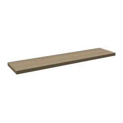 Etagère murale effet chêne SPACEO, L.90 cm x P.18 cm, Ep.1.8 cm