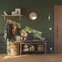 Etagère murale effet chêne SPACEO, L.90 cm x P.18 cm, Ep.1.8 cm