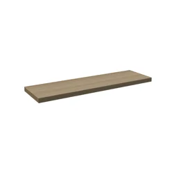 Etagère murale effet chêne SPACEO, L.60 cm x P.18 cm, Ep.1.8 cm