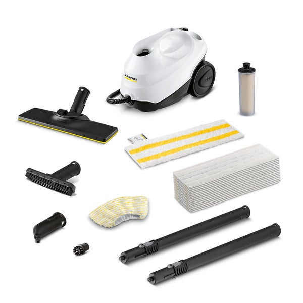 Nettoyeur vapeur blanc KARCHER 15136630, 1900 W