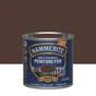 Peinture Fer Extérieur Direct Sur Rouille Hammerite Châtaigne Martelé 0.25 L