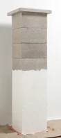 Elément De Pilier Tradition À Enduire Gris,  H.20 X L.36 X P.36 Cm