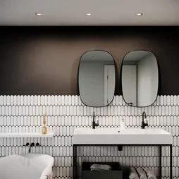 Lot de 3 spots encastrables led diam.8,5 cm rond acier INSPIRE